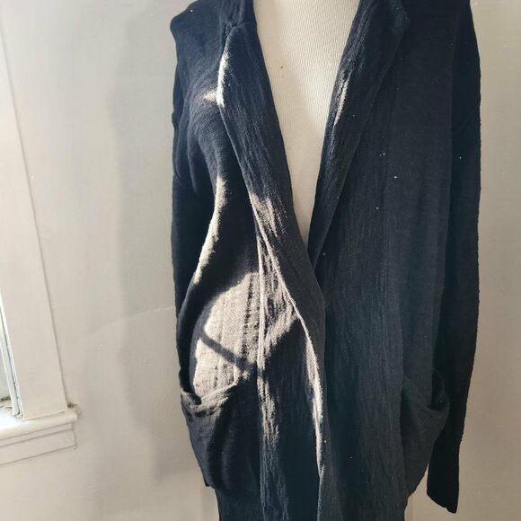 Free People Canyon Blazer Cardigan in Black - Picture 2 of 10